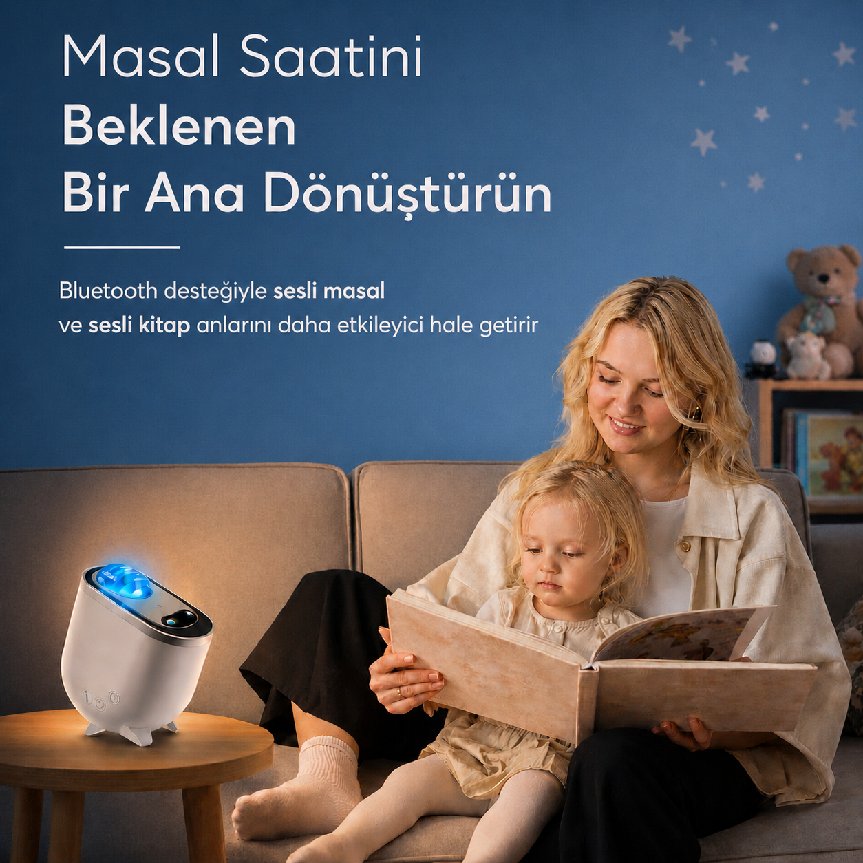 Zenvira™ Projektör – Uyku Öncesi Sakinlik ve Huzur Sağlayan Işık