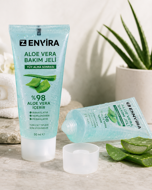 Zenvira™ Aloe Vera Tüy Alma Sonrası Bakım Jeli